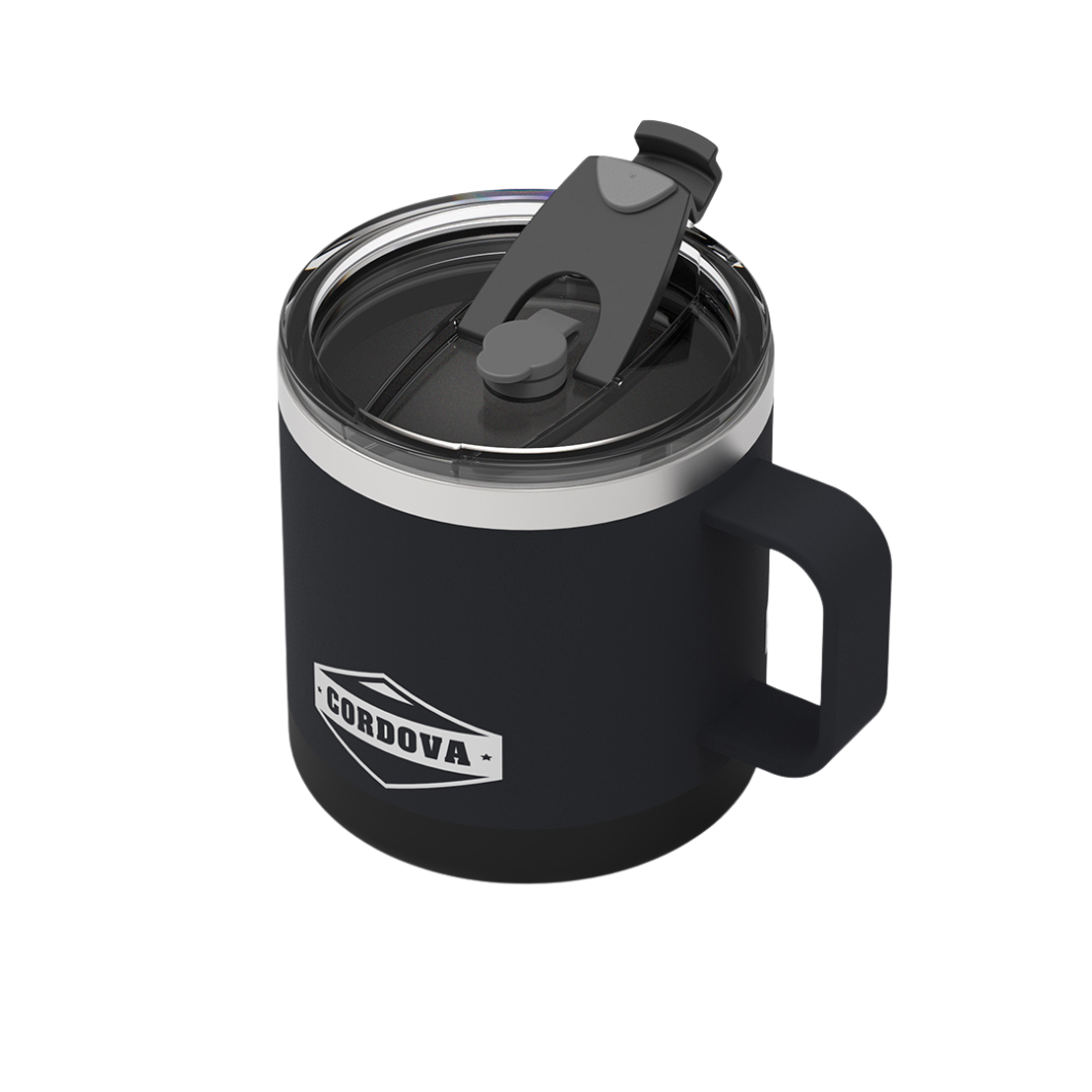 Trailhead Class 14oz No-Spill 14 oz Stainless Steel Insulated Mug in Obsidian