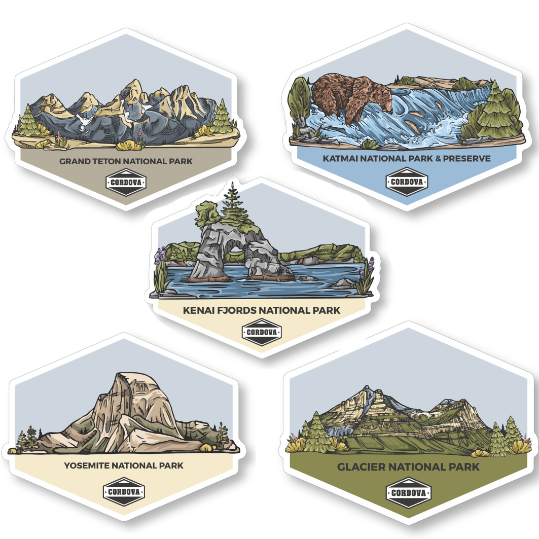 National Parks Sticker Collection