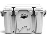 CORDOVA 35 Small Cooler Made in the USA Hard Sided Rotomolded Ice Chest with 28 Quart Capacity & Built In Bottle Opener