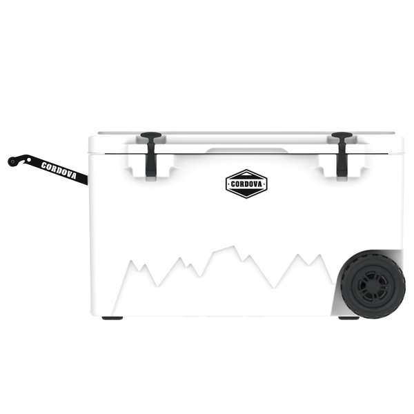 Outpost Class™ 125 Quart Cooler with Wheels | Cordova Outdoors Outpost Class™ 125 Quart Cooler with Wheels | Cordova Outdoors