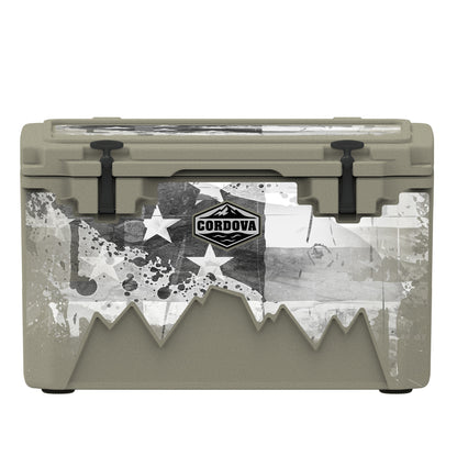 [Sandstone] [Americana Grayscale] [65 qt]