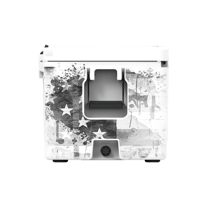 [Snowcap] [Americana Grayscale] [65 qt]