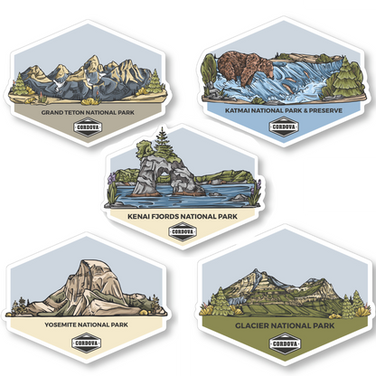 National Parks Sticker Collection