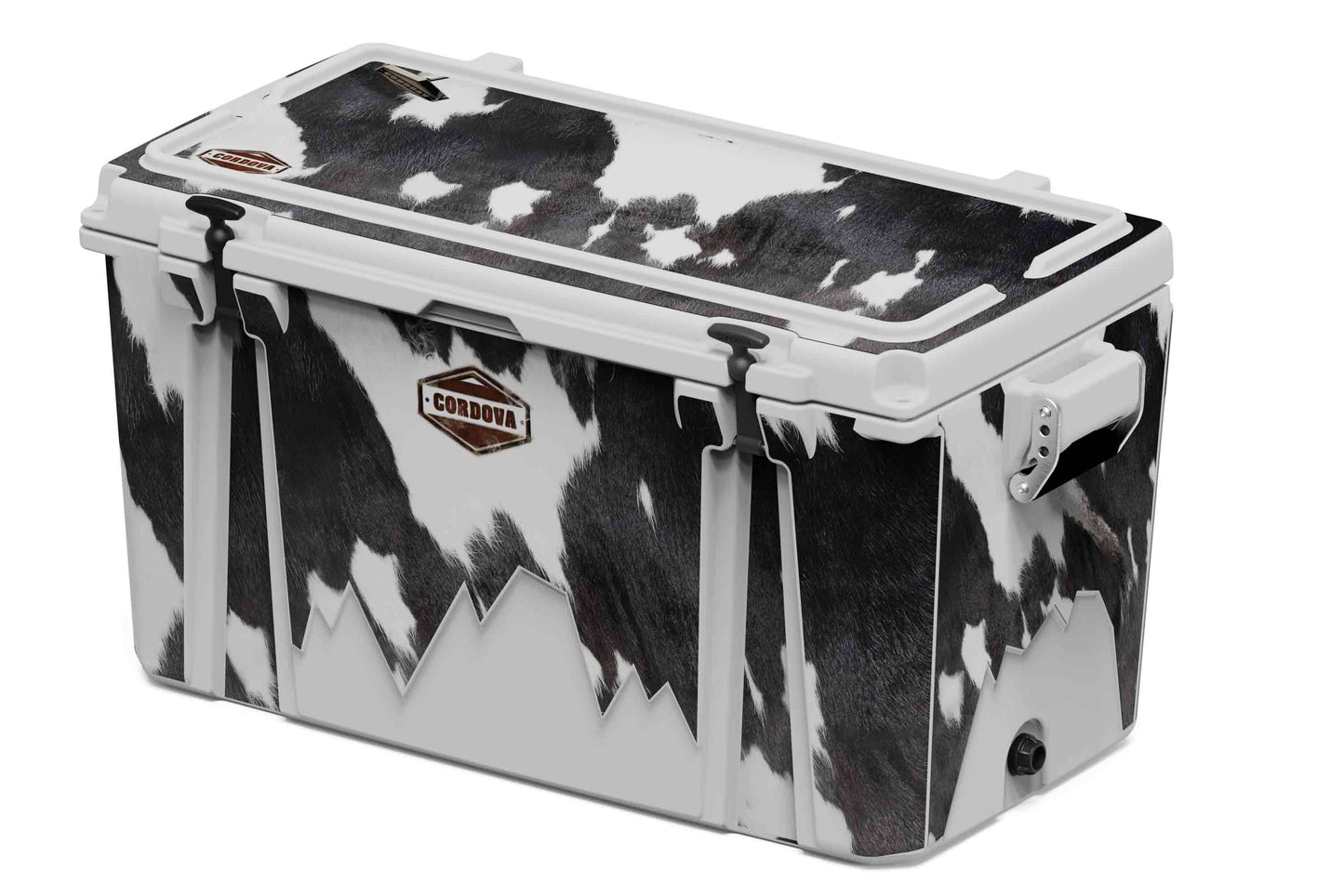 [Black and White Longhorn] 88 qt