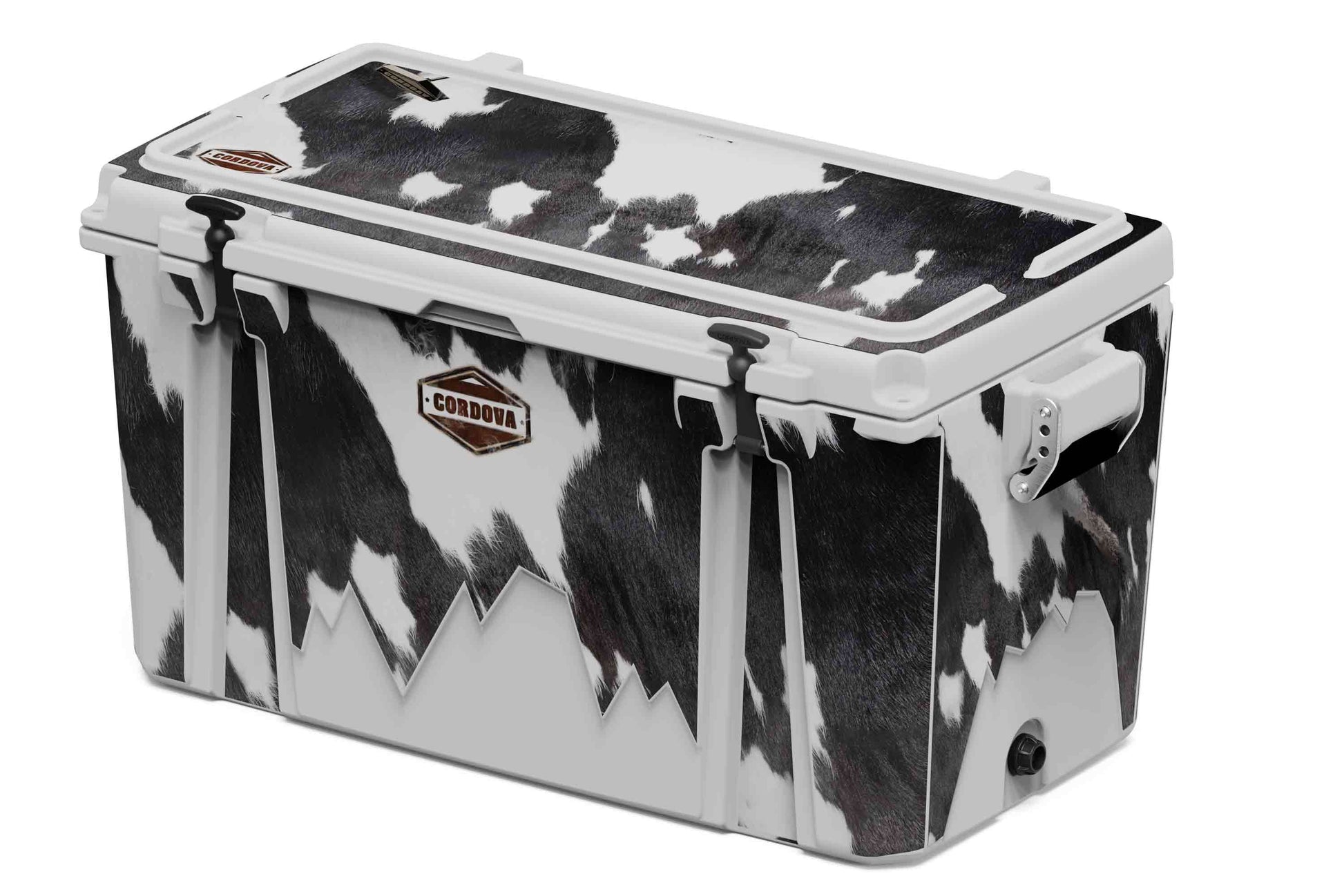 [Black and White Longhorn] 88 qt