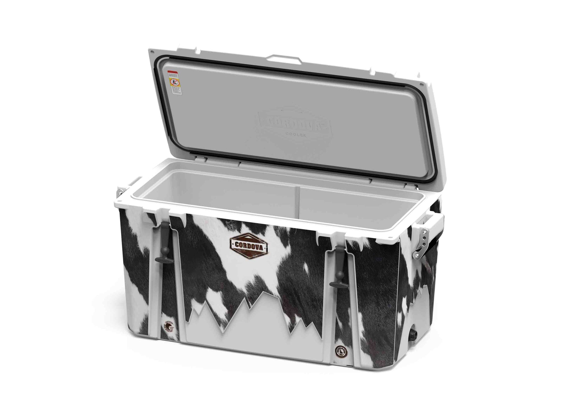 [Black and White Longhorn] 88 qt