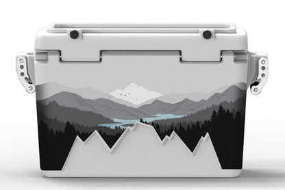 28 qt White Ridgeline Back [Snowcap] [Ridgeline] [28 qt]