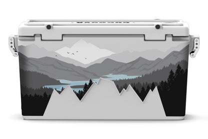 88 qt White Ridgeline Back [Snowcap] [Ridgeline] [88 qt]