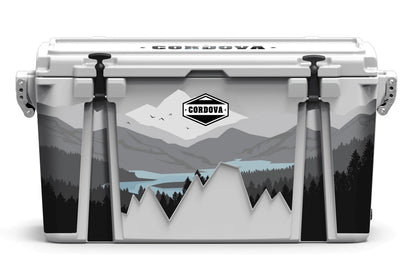 88 qt White Ridgeline Front [Snowcap] [Ridgeline] [88 qt]
