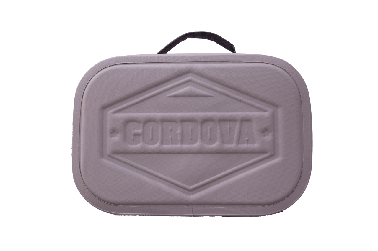 Back view of scree gray Cordova insulated lunch bag cooler [Scree]