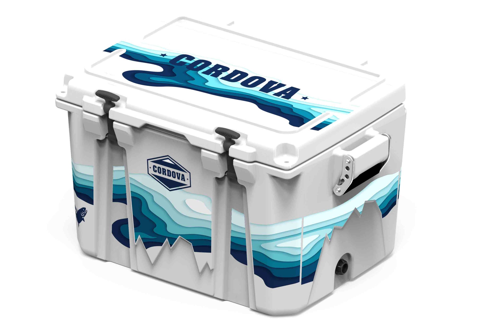 48 qt White Whitewater Front [Snowcap] [Whitewater] [48 qt]