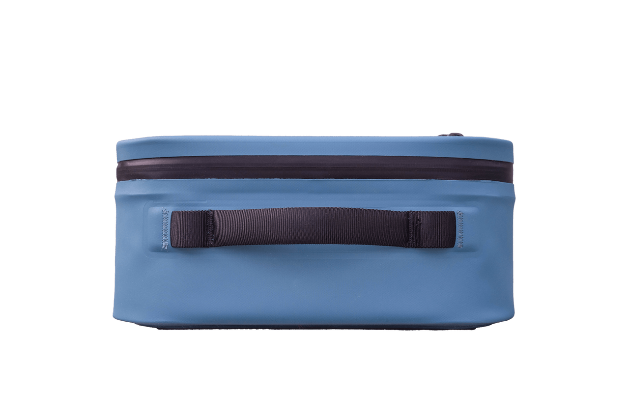 Top view of yonder blue Cordova insulated cooler lunch bag cooler [Yonder]